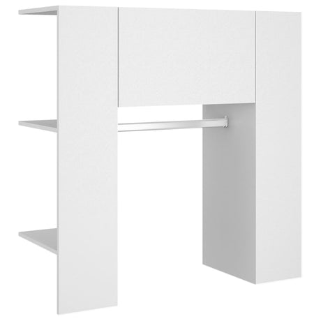 Hallway Cabinets 2 Pcs White Engineered Wood