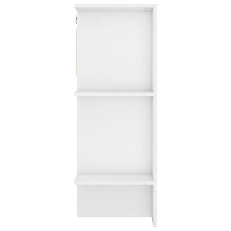 Hallway Cabinets 2 Pcs White Engineered Wood