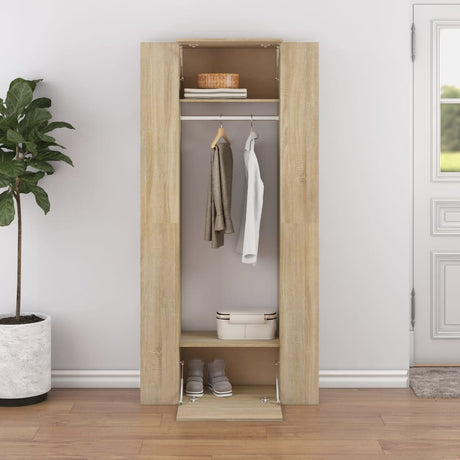 Hallway Cabinets 2 Pcs Engineered Wood