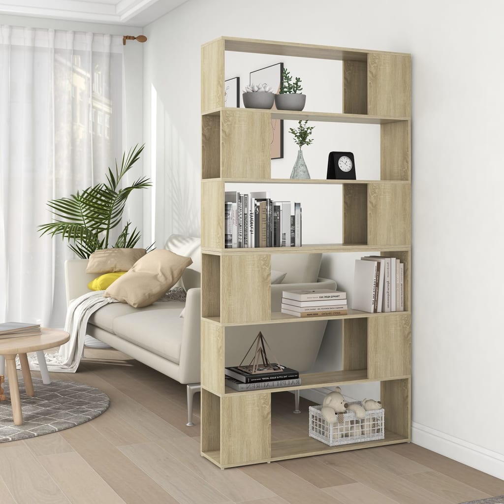 Book Cabinet/Room Divider 100X24X188 Cm