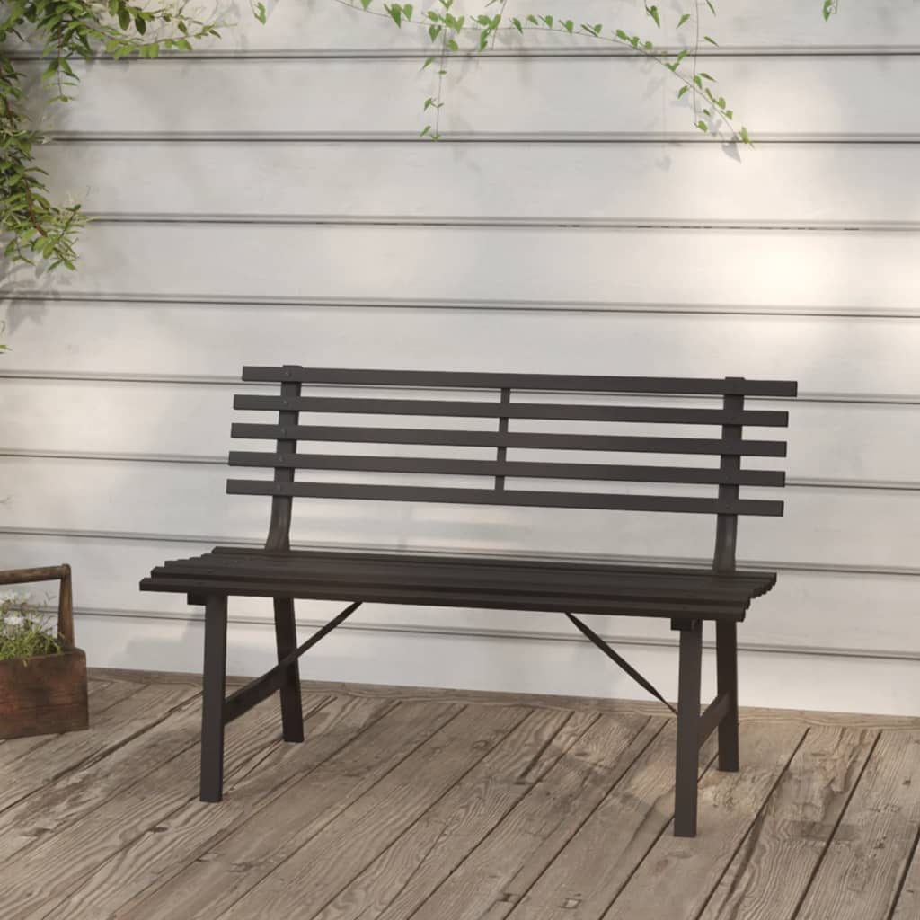 Garden Bench 110 Cm Steel