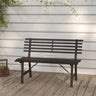 Garden Bench 110 Cm Steel