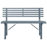 Garden Bench 110 Cm Steel