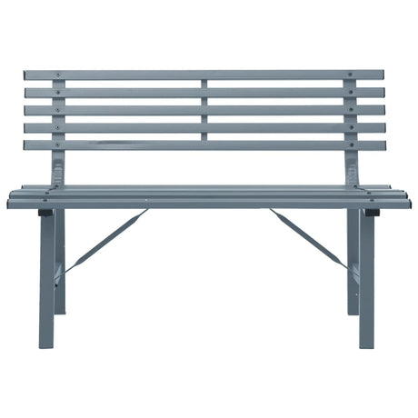 Garden Bench 110 Cm Steel
