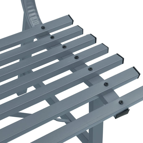 Garden Bench 110 Cm Steel