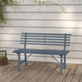 Garden Bench 110 Cm Steel