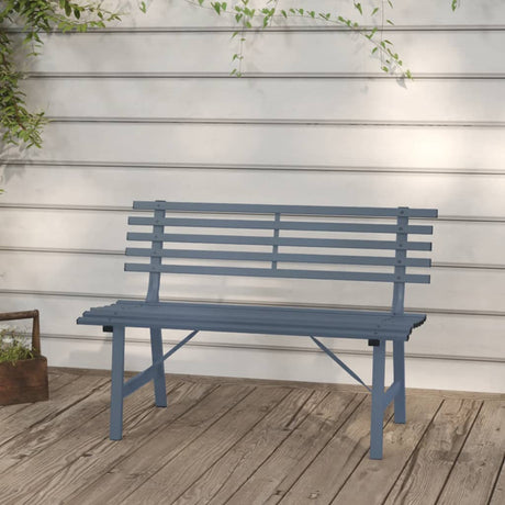 Garden Bench 110 Cm Steel