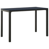 3 Piece Garden Dining Set Steel And Wpc