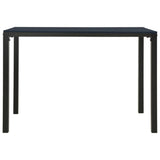 3 Piece Garden Dining Set Steel And Wpc