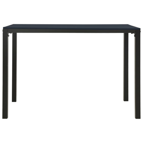 3 Piece Garden Dining Set Steel And Wpc