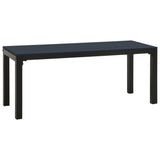 3 Piece Garden Dining Set Steel And Wpc