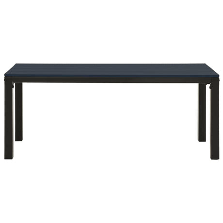 3 Piece Garden Dining Set Steel And Wpc