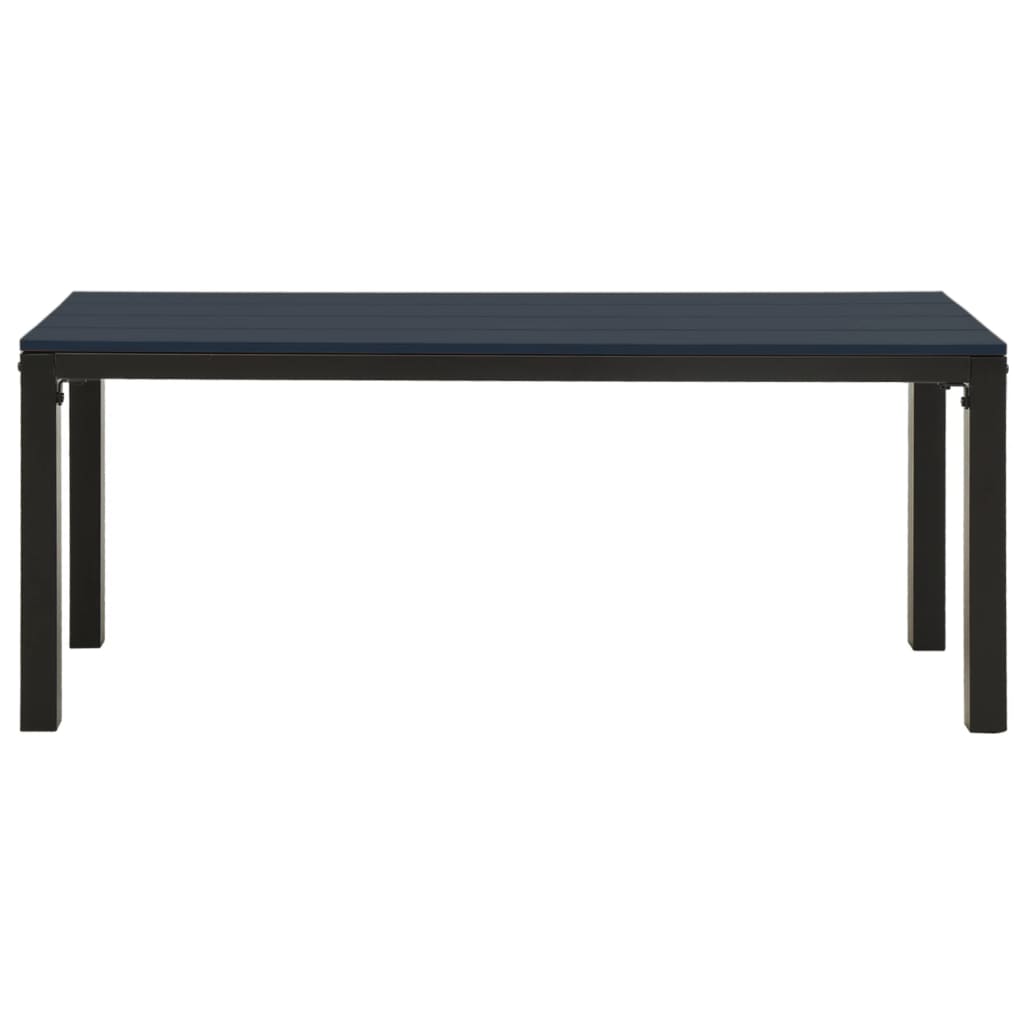 Garden Bench 110 Cm Steel And Wpc