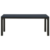 Garden Bench 110 Cm Steel And Wpc