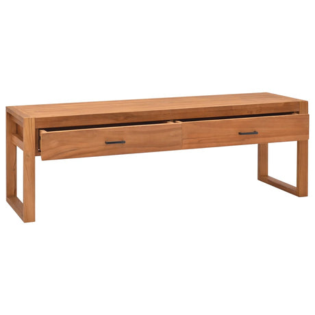 Tv Cabinet 120X40X45 Cm Solid Wood Teak
