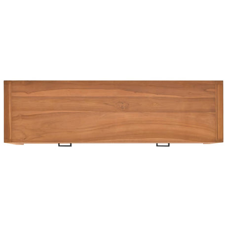Tv Cabinet 120X40X45 Cm Solid Wood Teak