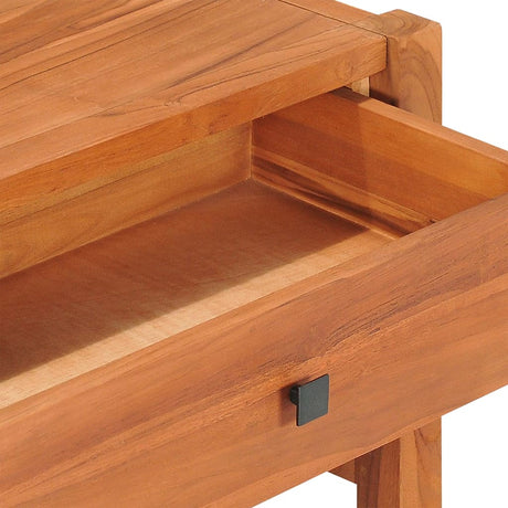 Tv Cabinet With Drawers 120X40X45 Cm Solid Wood Teak