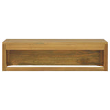 Wall-mounted Bathroom Cabinet 110x45x30 cm Solid Wood Teak