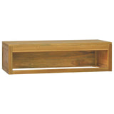 Wall-mounted Bathroom Cabinet 110x45x30 cm Solid Wood Teak