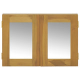 Mirror Cabinet 60X10X40 Cm Solid Wood Teak