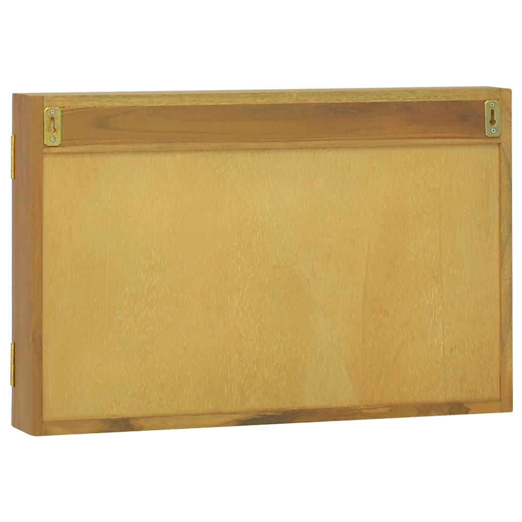 Mirror Cabinet 60X10X40 Cm Solid Wood Teak
