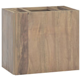 Wall-Mounted Bathroom Cabinet Solid Wood Teak