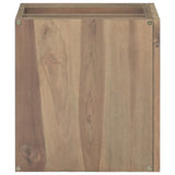 Wall-mounted Bathroom Cabinet 46x25.5x40 cm Solid Wood Teak
