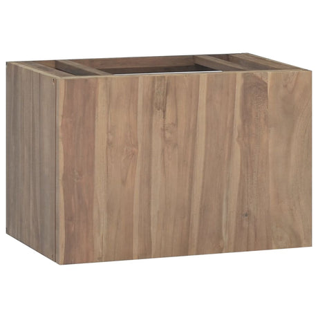 Wall-Mounted Bathroom Cabinet Solid Wood Teak