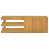 Wall-mounted Bathroom Cabinet 90x40x30 cm Solid Wood Teak