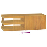 Wall-mounted Bathroom Cabinet 90x40x30 cm Solid Wood Teak