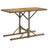 Garden Table Anthracite Poly Rattan And Solid Acacia Wood
