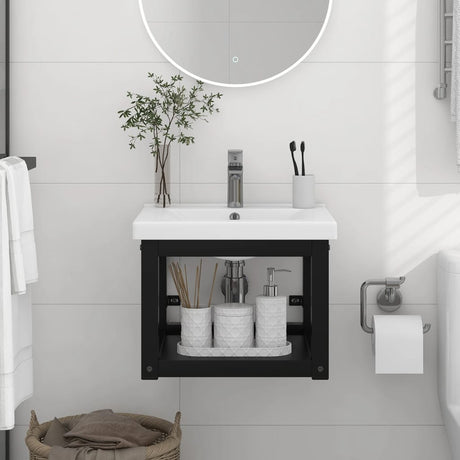 Wall-Mounted Bathroom Washbasin Frame Iron