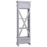 Highboard Solid Mahogany Wood