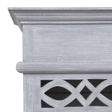 Highboard Solid Mahogany Wood