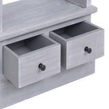 Highboard Solid Mahogany Wood