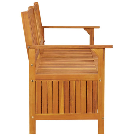 Storage Bench 170 Cm Solid Wood Acacia