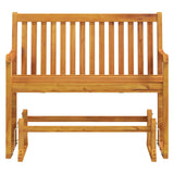 Garden Swing Bench 110 Cm Solid Acacia Wood