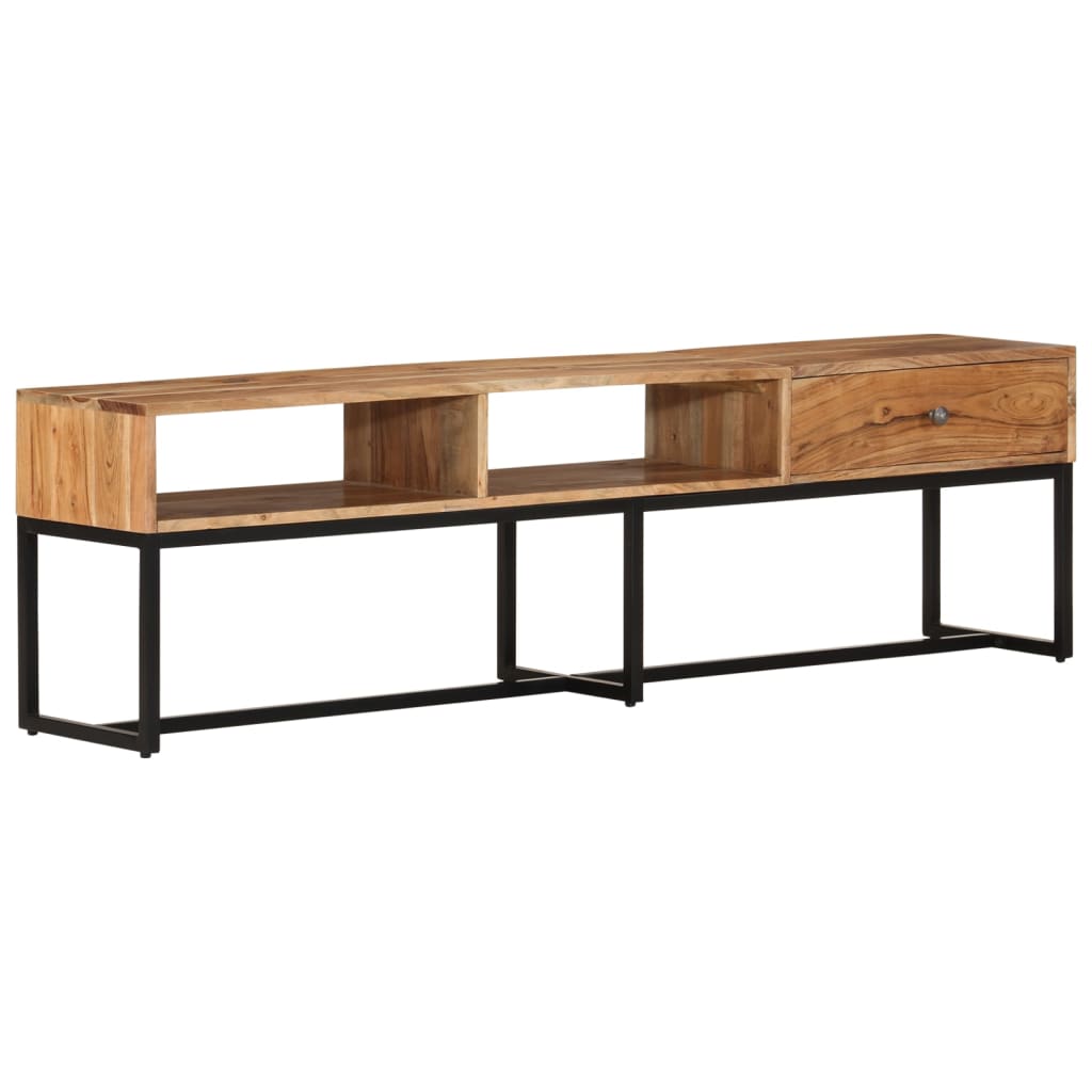Tv Cabinet 160X30X45 Cm Solid Wood Acacia