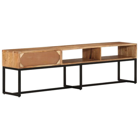 Tv Cabinet 160X30X45 Cm Solid Wood Acacia