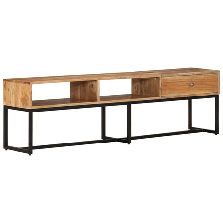 Tv Cabinet 160X30X45 Cm Solid Wood Acacia