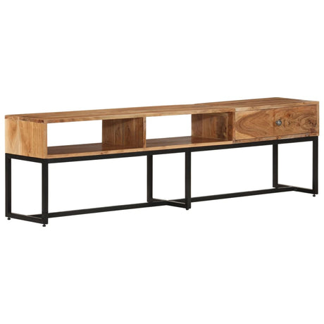 Tv Cabinet 160X30X45 Cm Solid Wood Acacia