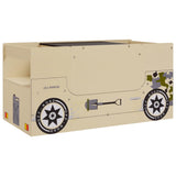 3 Piece Kids Table And Chair Set Off-Road Car Design Mdf