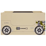 3 Piece Kids Table And Chair Set Off-Road Car Design Mdf