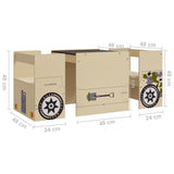 3 Piece Kids Table And Chair Set Off-Road Car Design Mdf