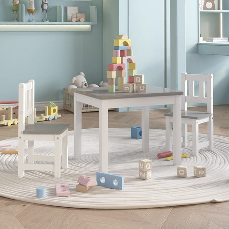 3 Piece Children Table And Chair Set Mdf