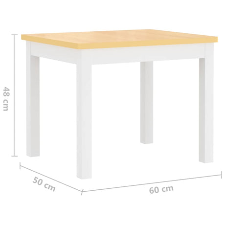 3 Piece Children Table And Chair Set Mdf