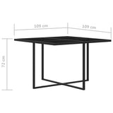 5 Piece Outdoor Dining Set With Cushions Poly Rattan Grey