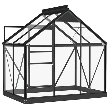 Glass Greenhouse Anthracite Aluminium
