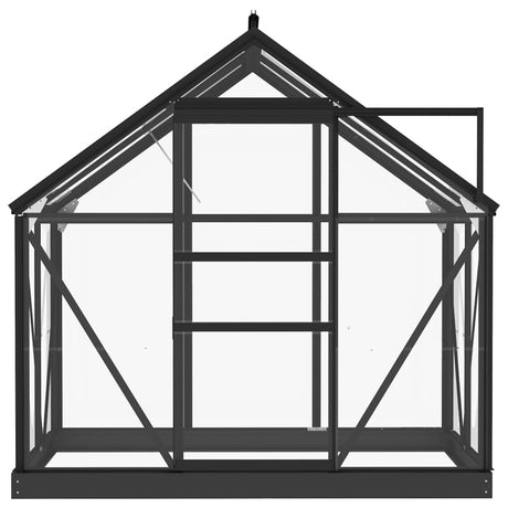 Glass Greenhouse Anthracite Aluminium