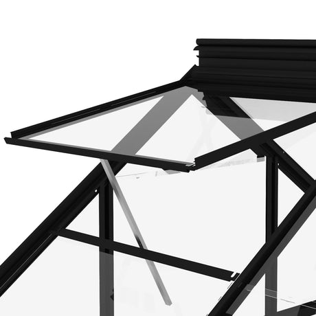 Glass Greenhouse Anthracite Aluminium